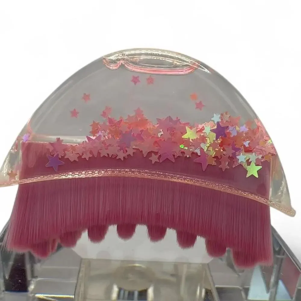 Kawaii Squishy Iridescent Stars Dry Brush Gua Sha Facial Contour Fairycore